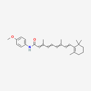 molecular formula C27H35NO2 B1202712 N-4-Methoxyphenylretinamide 