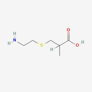 molecular formula C6H13NO2S B1202713 S-(2-carboxypropyl)-Cysteamine CAS No. 80186-81-8