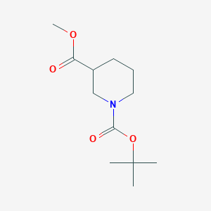 molecular formula C12H21NO4 B120274 Methyl N-Boc-piperidine-3-carboxylate CAS No. 148763-41-1