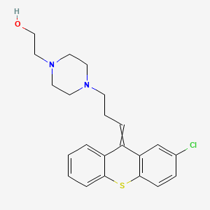molecular formula C22H25ClN2OS B1202743 氯戊灵 CAS No. 982-24-1