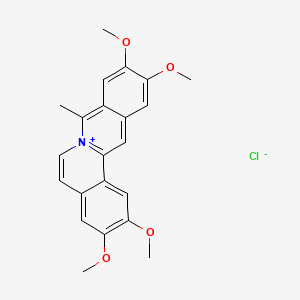 molecular formula C22H22ClNO4 B1202748 Coralyne chloride CAS No. 6872-73-7