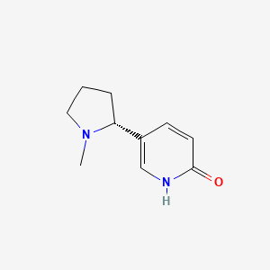 molecular formula C10H14N2O B1202756 (R)-6-Hydroxynicotine CAS No. 22956-40-7