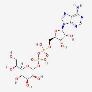 molecular formula C17H27N5O16P2 B1202759 ADP-D-glycero-D-manno-heptose 