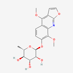 molecular formula C19H21NO8 B1202768 Glycoperine CAS No. 55740-45-9