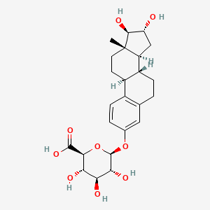 molecular formula C24H32O9 B1202770 雌三醇3-葡萄糖苷酸 CAS No. 2479-91-6
