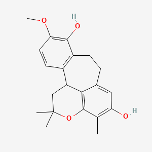 molecular formula C21H24O4 B1202778 Racemosol 