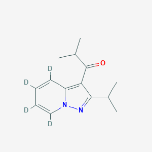molecular formula C14H18N2O B120278 Ibudilast-d3 (Major) CAS No. 102064-45-9