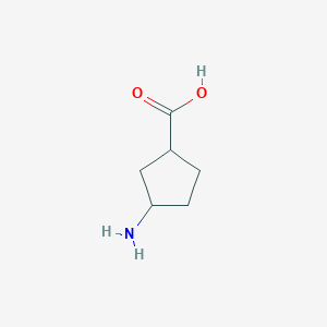 molecular formula C6H11NO2 B1202783 3-Aminocyclopentanecarboxylic acid CAS No. 89614-96-0