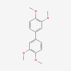 molecular formula C16H18O4 B1202788 3,3',4,4'-Tetramethoxybiphenyl CAS No. 2026-27-9