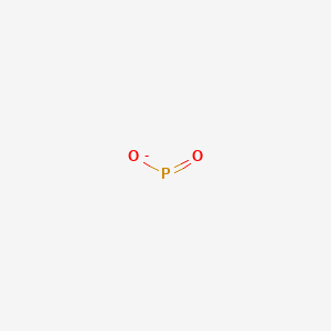 molecular formula O2P- B1202790 Phosphate(2-), dioxo- CAS No. 12359-19-2