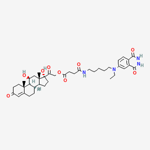 Cortisol-aminopentylethylisoluminol conjugate