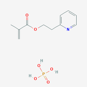 molecular formula C11H16NO6P B1202792 Phosphoric acid;2-pyridin-2-ylethyl 2-methylprop-2-enoate CAS No. 63863-64-9