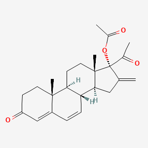 molecular formula C24H30O4 B1202794 Superlutin CAS No. 805-84-5