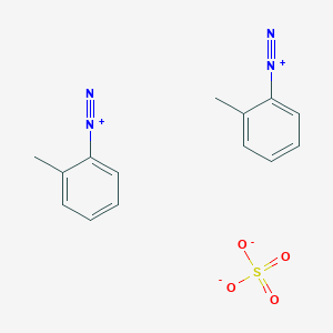 molecular formula C14H14N4O4S B1202806 2-Toluenediazonium CAS No. 7017-88-1