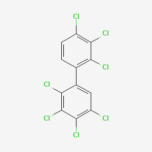 molecular formula C12H3Cl7 B1202830 2,2',3,3',4,4',5-Heptachlorobiphenyl CAS No. 35065-30-6
