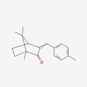 molecular formula C18H22O B1202831 4-Methylbenzylidene camphor CAS No. 36861-47-9