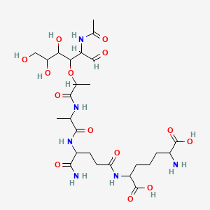 molecular formula C26H44N6O14 B1202835 Murnac-tripeptide CAS No. 64374-58-9