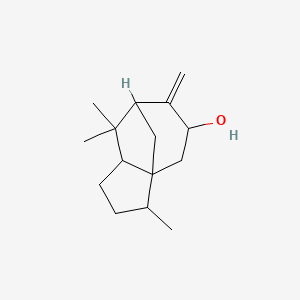 molecular formula C15H24O B1202836 Cedr-8(15)-en-9-ol CAS No. 28231-03-0