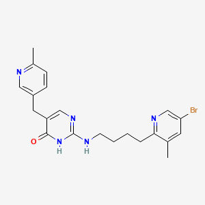 molecular formula C21H24BrN5O B1202838 Temelastine CAS No. 86181-42-2