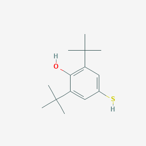 molecular formula C14H22OS B120284 2,6-Di-tert-butyl-4-mercaptophenol CAS No. 950-59-4