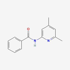 molecular formula C14H14N2O B1202840 N-(4,6-Dimethyl-2-pyridinyl)benzamide CAS No. 94843-50-2
