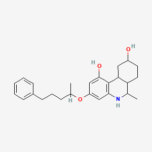 molecular formula C25H33NO3 B1202841 Desacetylnantradol CAS No. 65511-54-8