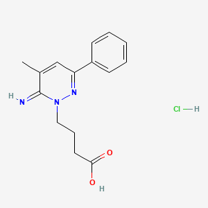 molecular formula C15H18ClN3O2 B1202842 Famiraprinium chloride CAS No. 96440-63-0