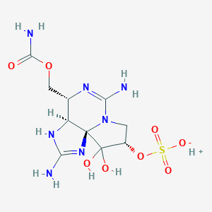 molecular formula C10H17N7O8S B120285 Gonyautoxin III CAS No. 60537-65-7