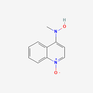 molecular formula C10H10N2O2 B1202851 4-(N-Hydroxy-N-methylamino)quinoline 1-oxide CAS No. 69321-16-0