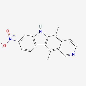 molecular formula C17H13N3O2 B1202858 8-Nitroellipticine CAS No. 82212-22-4