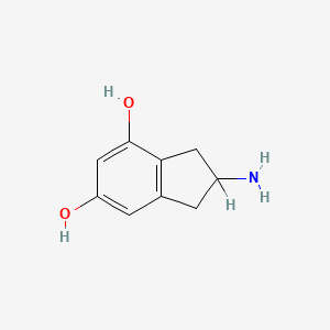 molecular formula C9H11NO2 B1202865 2-Amino-4,6-dihydroxyindan CAS No. 87615-48-3