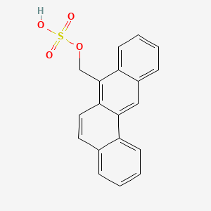 molecular formula C19H14O4S B1202866 7-Sulfooxymethylbenz(a)anthracene CAS No. 87976-77-0