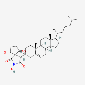 molecular formula C35H51NO5 B1202868 胆固醇琥珀酰基-N-羟基琥珀酰亚胺 CAS No. 88848-79-7