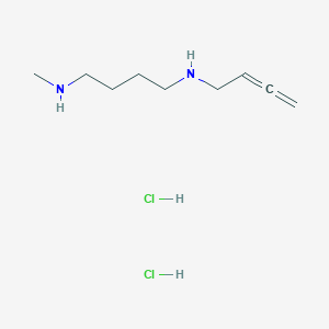 molecular formula C9H20Cl2N2 B1202870 1,4-Butanediamine, N-2,3-butadienyl-N'-methyl-, dihydrochloride CAS No. 93565-00-5