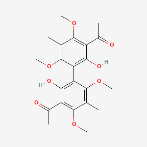 molecular formula C22H26O8 B1202871 Contortin CAS No. 91925-83-6