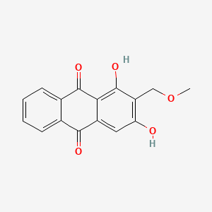 molecular formula C16H12O5 B1202875 2-(Methoxymethyl)-1,3-dihydroxyanthraquinone CAS No. 79560-36-4