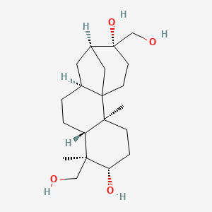 molecular formula C20H34O4 B1202876 3-表阿非地克林 CAS No. 52645-92-8
