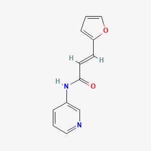 molecular formula C12H10N2O2 B1202896 3-Furan-2-yl-N-pyridin-3-yl-acrylamide 