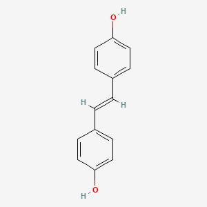 molecular formula C14H12O2 B1202902 4,4'-Dihydroxystilbene CAS No. 659-22-3