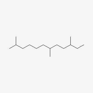 molecular formula C15H32 B1202903 2,7,10-三甲基十二烷 CAS No. 74645-98-0