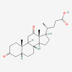 molecular formula C24H36O4 B1202906 脱氢脱氧胆酸 CAS No. 2958-05-6