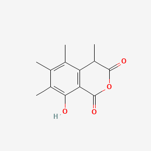 molecular formula C13H14O4 B1202909 硬化蛋白 CAS No. 13277-76-4