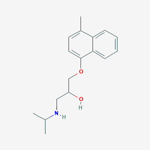 molecular formula C17H23NO2 B1202912 4-甲基普萘洛尔 CAS No. 2007-69-4