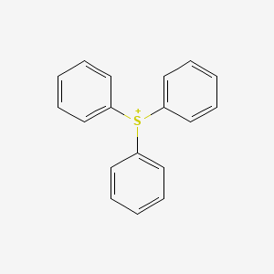 molecular formula C18H15S+ B1202918 Triphenylsulfonium CAS No. 18393-55-0