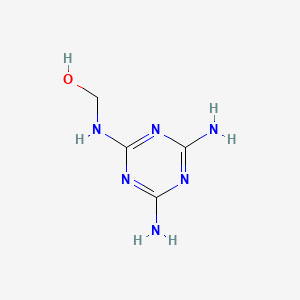 molecular formula C4H8N6O B1202932 Monomethylolmelamine CAS No. 937-35-9
