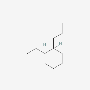 molecular formula C11H22 B1202967 1-乙基-2-丙基环己烷 