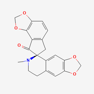 molecular formula C20H17NO5 B1202968 富马林 CAS No. 20411-03-4