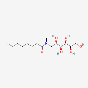 molecular formula C15H31NO6 B1202969 N-Octanoyl-N-methylglucamine CAS No. 85316-98-9