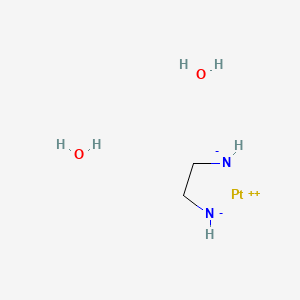 molecular formula C2H10N2O2Pt B1202976 Diaquoethylenediamineplatinum(II) CAS No. 50475-23-5