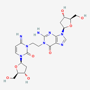 molecular formula C21H28N8O8 B1202978 1-DC-DG-E CAS No. 83008-59-7